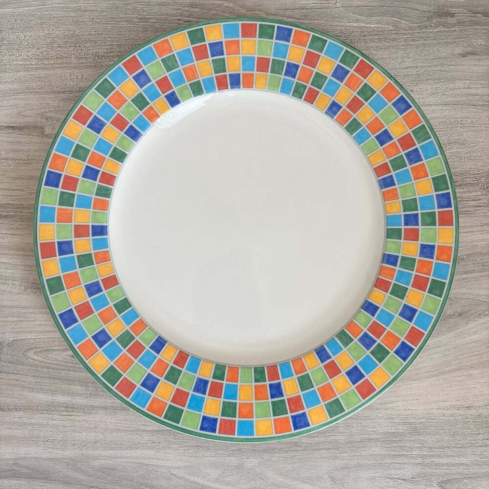 Villeroy & Boch Twist Alea Limone Multicolor Service Plate 12”